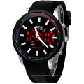 OTS 6719 Man Quartz Digital  Watches Cool & Fashion Large Face LED Outdoor Sports Military Luminous Male Wristwatches